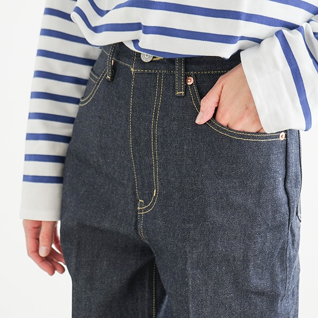 20AMSPA65]THE SHINZONE(ザ シンゾーン)HIGH WAIST IVY JEANS/ハイ