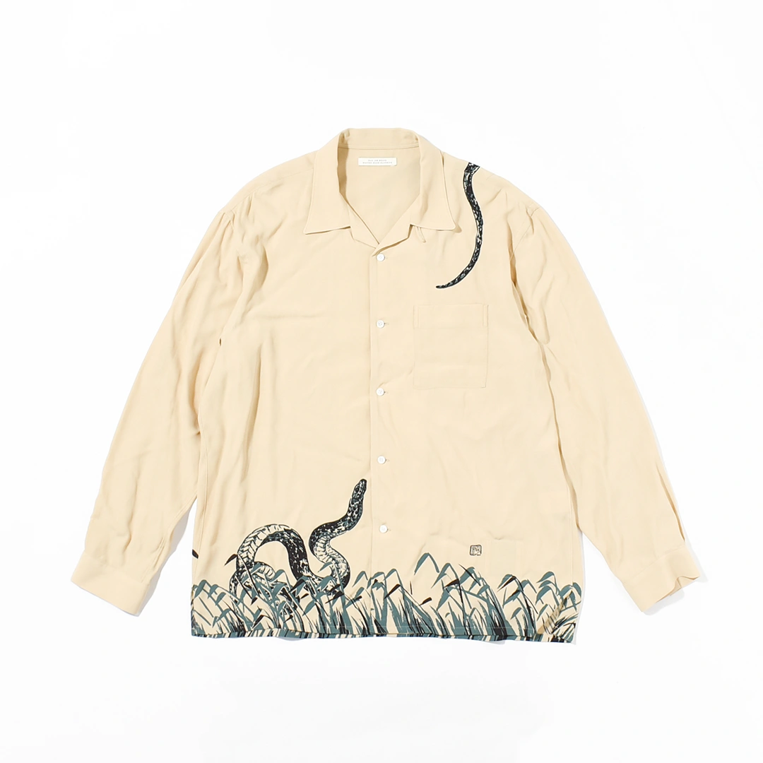 251OJ-SH25]OLD JOE(オールドジョー)ORIGINAL PRINTED OPEN COLLAR