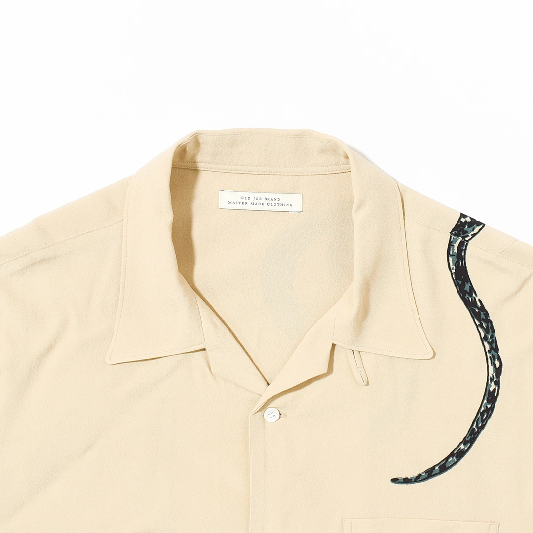 251OJ-SH25]OLD JOE(オールドジョー)ORIGINAL PRINTED OPEN COLLAR