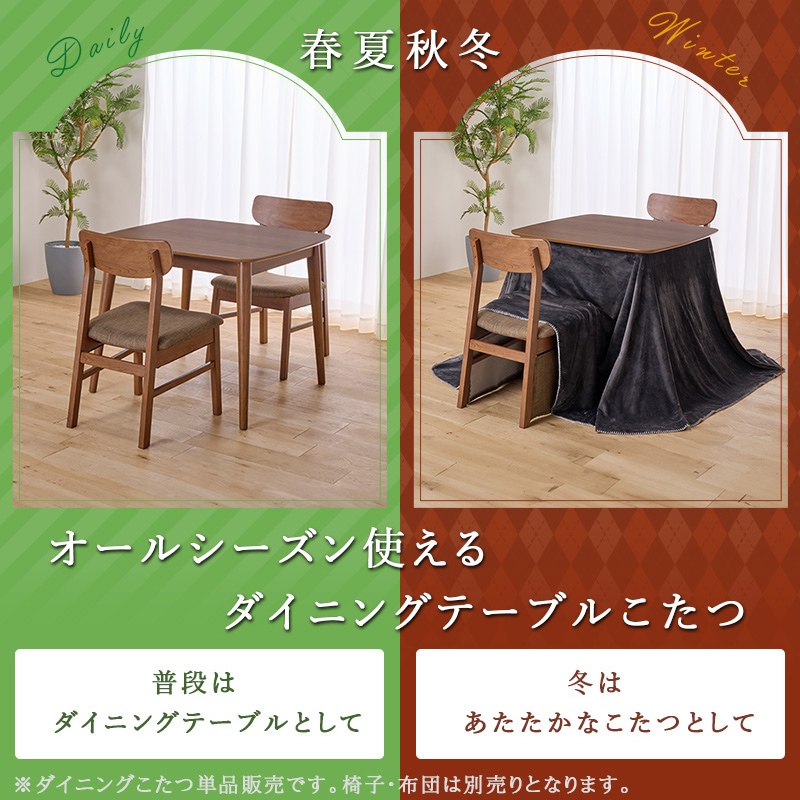 三菱電機 家具調コタツ 天然木ウレタン樹脂塗装 正方形 550W 三菱電機