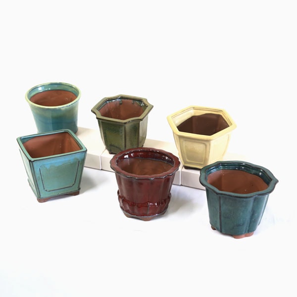 鉢：中国深鉢 5号*資材 | 盆栽鉢・水盤,お買い得小鉢,色物,鉢径12cm