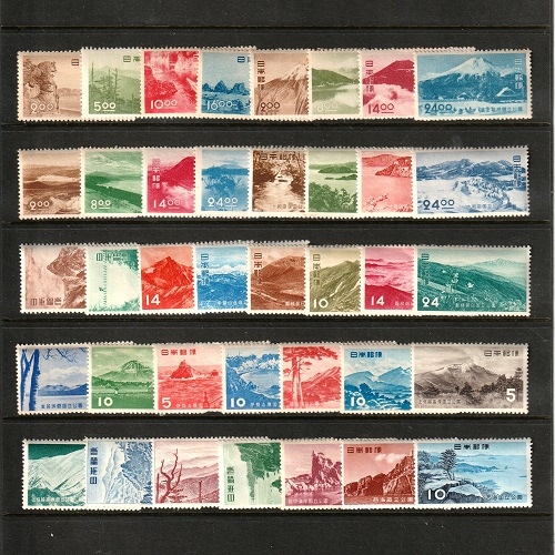 第1次国立公園】 戦後 全38種 並品セット | すべての商品 | 切手の専門