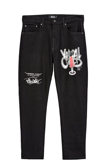 VANDAL CHILD”BY Nick Walker EDWIN サルエルスキニーストレッチデニム