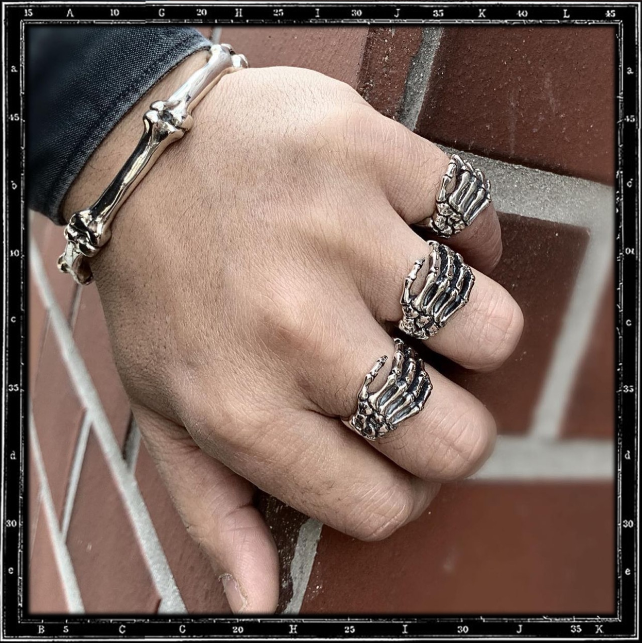 BONE HAND RING - SMALL | クレイジーピッグ公式オンラインストア