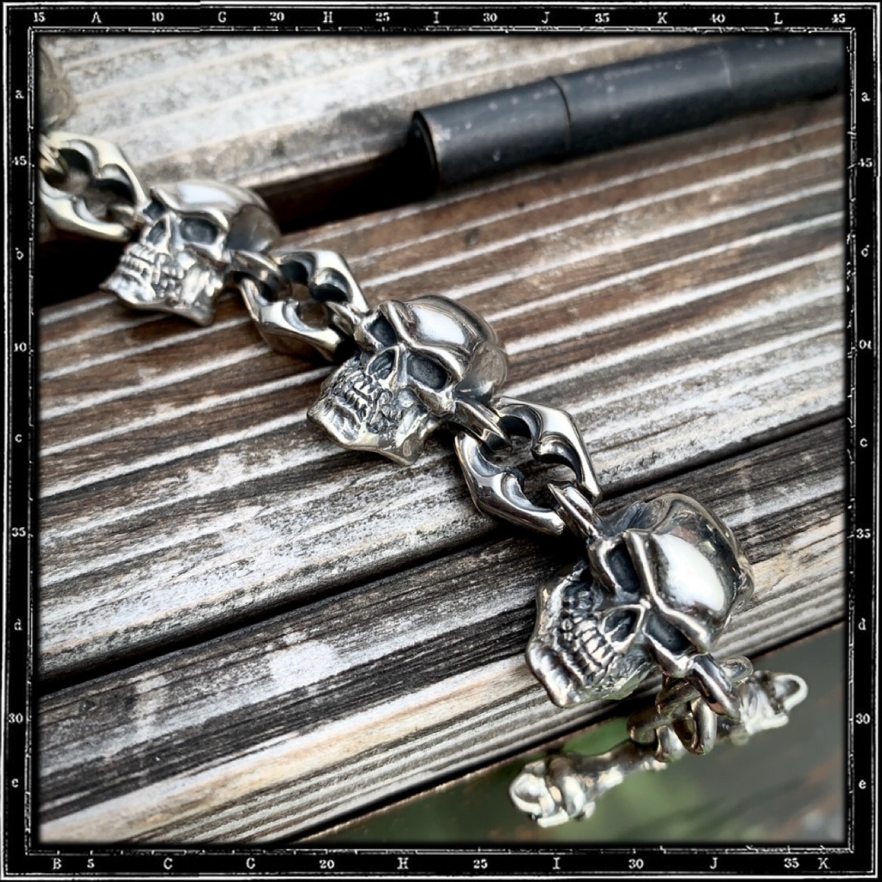SKULL & LINK BRACELET | クレイジーピッグ公式オンラインストア
