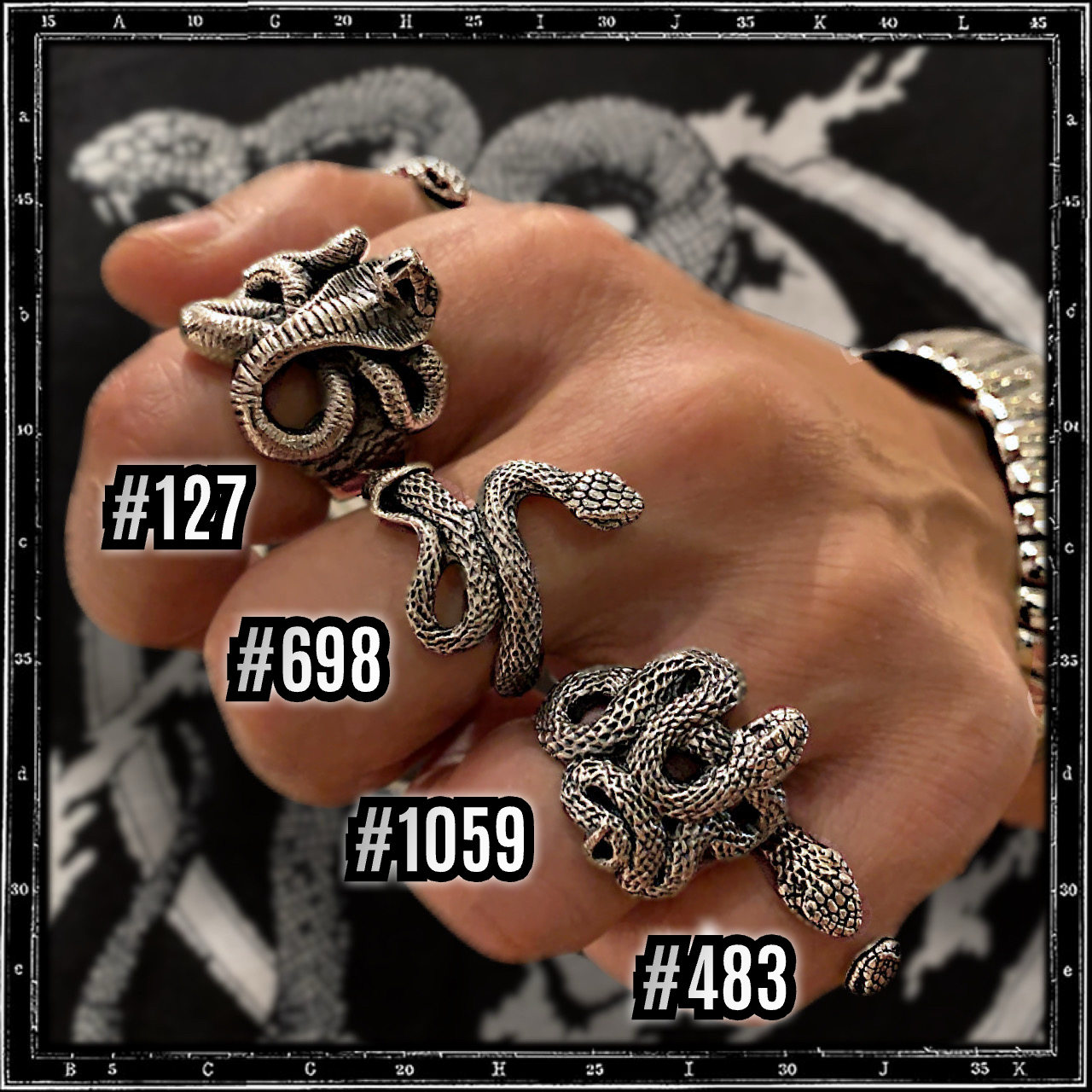 BOOMSLANG SNAKE RING | クレイジーピッグ公式オンラインストア リング