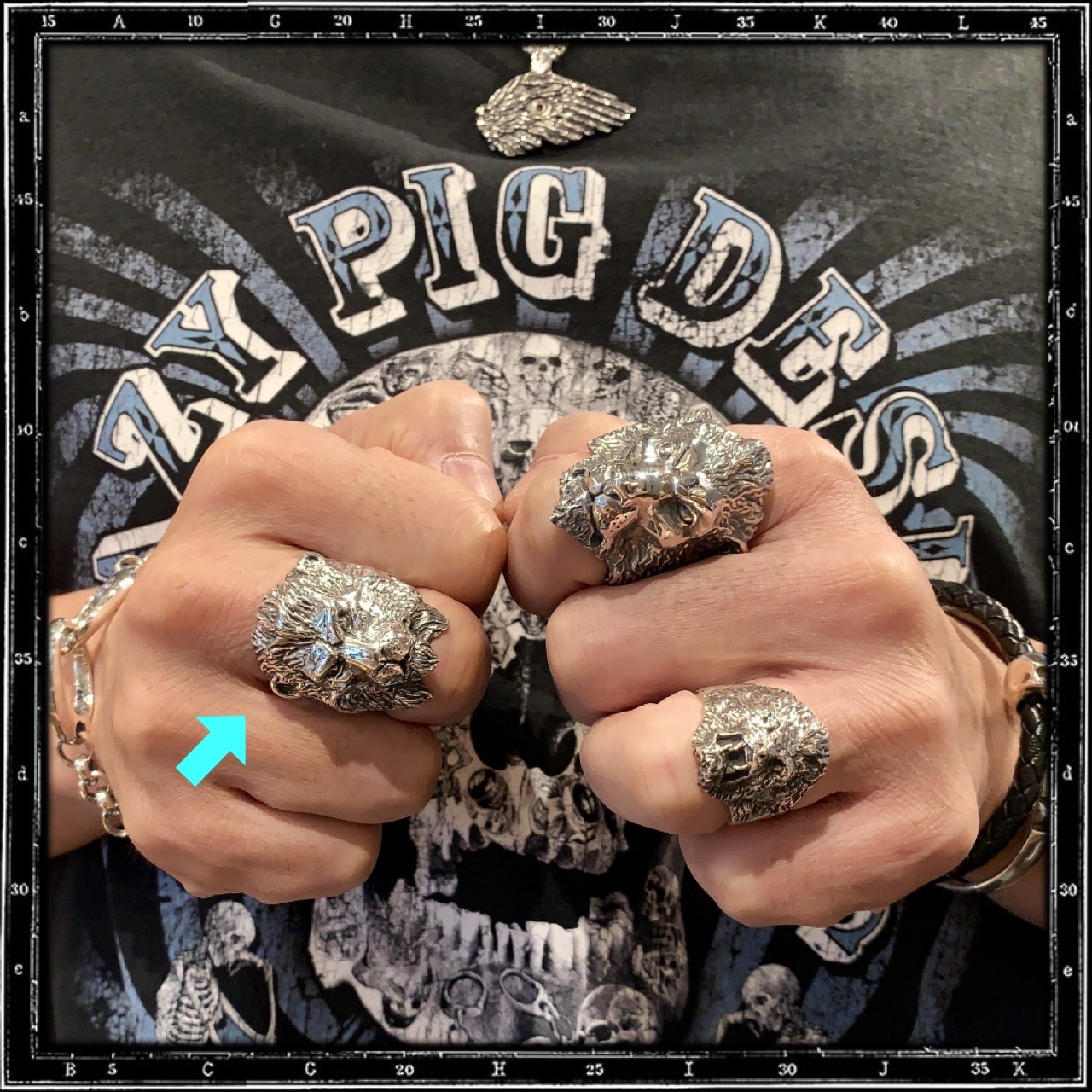 LION HEAD RING - CLASSIC | クレイジーピッグ公式オンラインストア