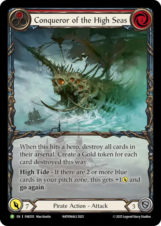 EN】【Rainbow Foil】[Pirate] Conqueror of the High Seas / 蒼海の大