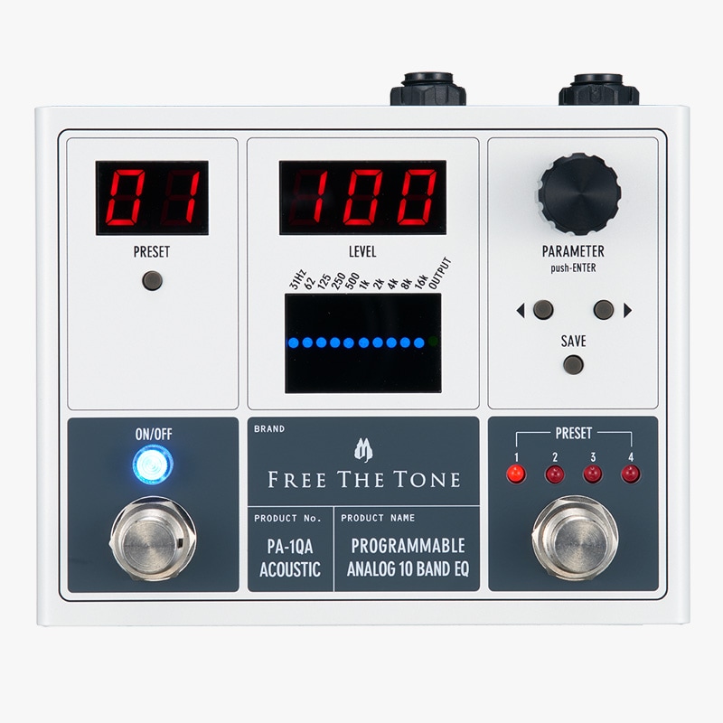 PROGRAMMABLE ANALOG 10 BAND EQ PA-1QAのページ｜FREE THE TONE