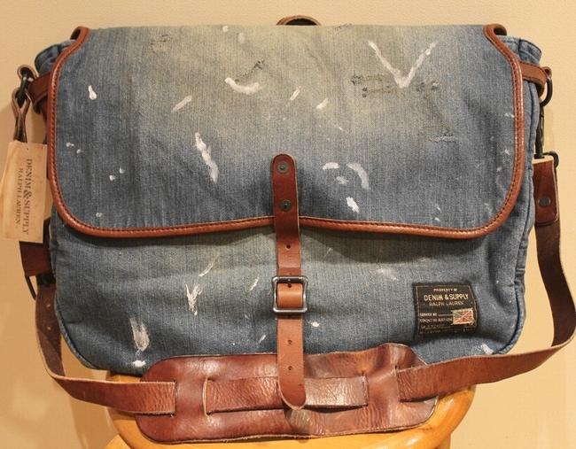 ラルフローレン DENIM&SUPPLY デニム & サプライ レザートリム デニム