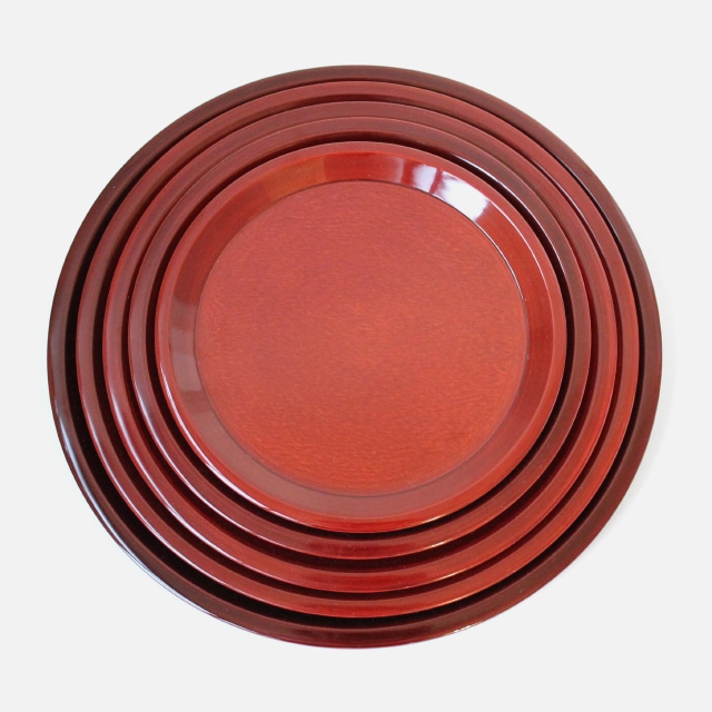 丸盆 切立後藤塗 | 食,キッチン小物,お盆・トレー | IKUNAS