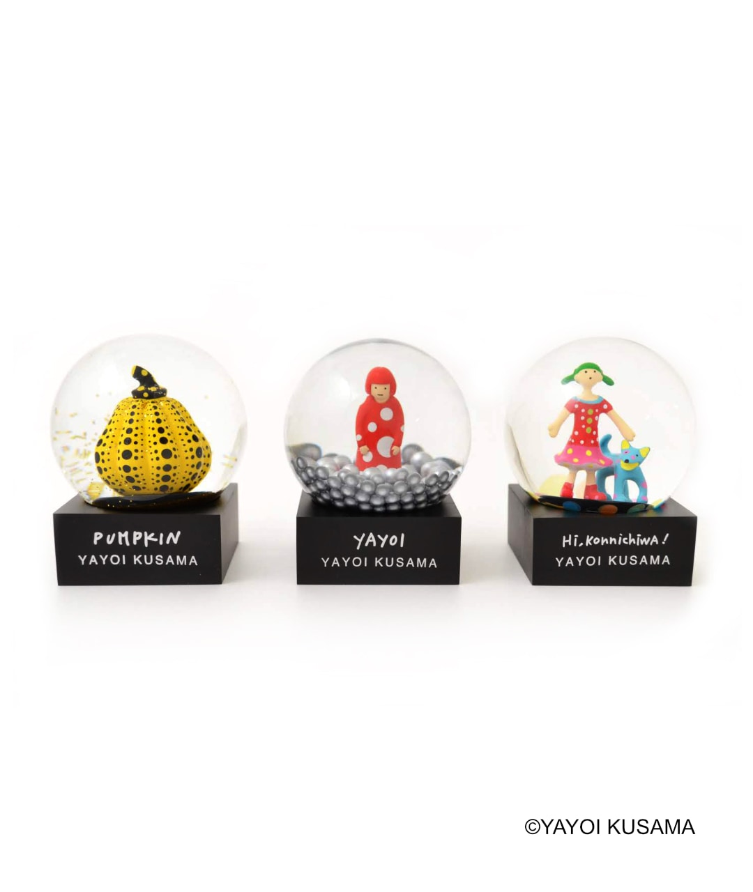 草間彌生 スノードーム（スノーグローブ）[ PUMPKIN ]｜ラムフロム