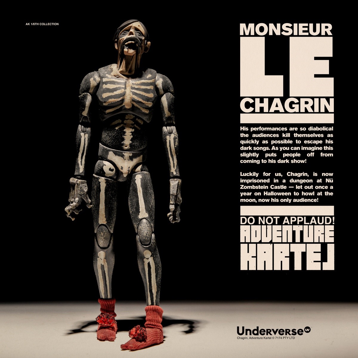 予約 UNDERVERSE 1/6 Adventure Kartel MONSIEUR CHAGRIN Ashley Wood