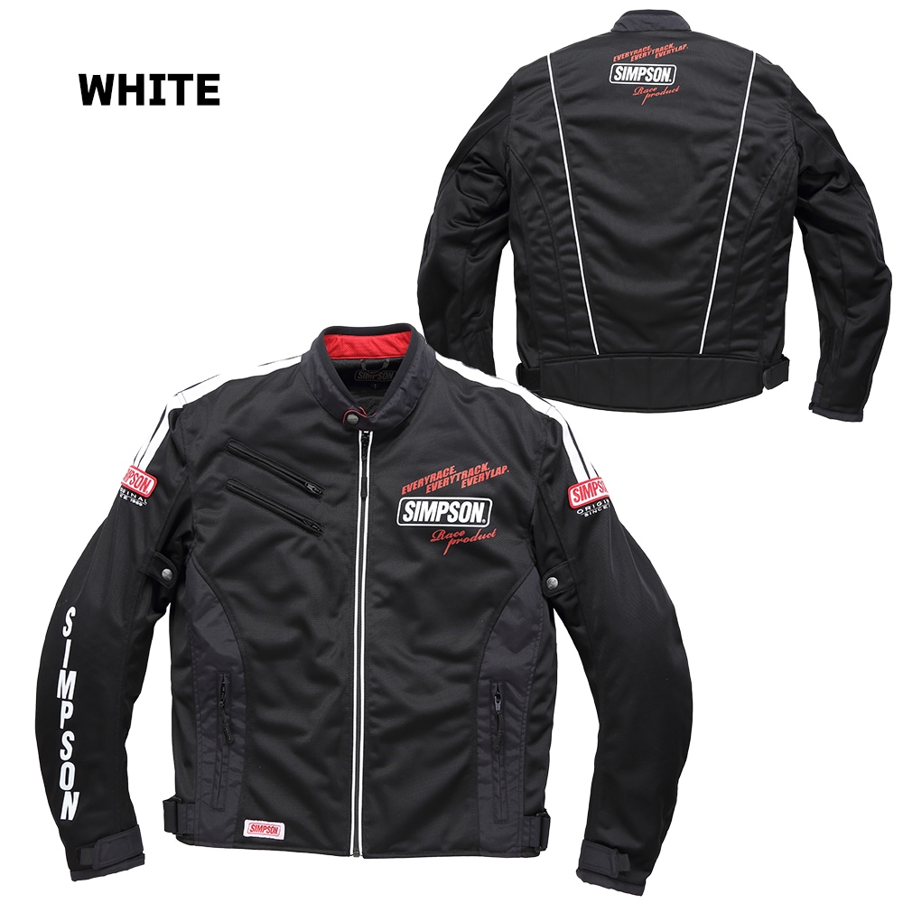 SIMPSON NSM-2204 ライダース メッシュジャケット 春夏モデル