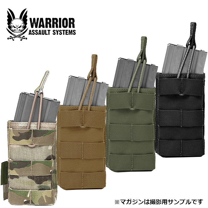 Warrior Assault Systems シングル オープントップ5.56mm マグポーチ