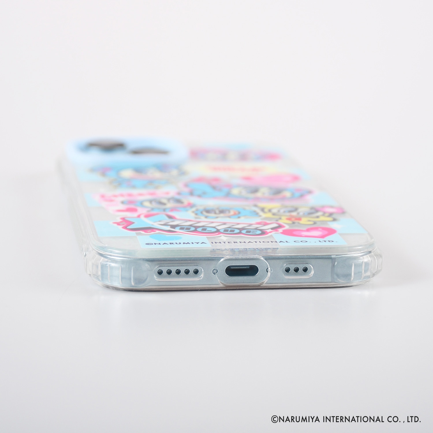 iPhoneSE/XR/11/12/13/14/15/16シリーズ用 ケース エンジェルブルー