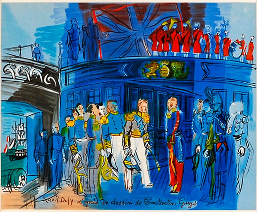 ラウル・デュフィ 「フリーゲート艦の王子（見開き）」 | | アトリエ