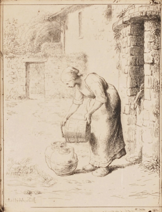J=F・ミレー 「桶の水をあける女」 | | アトリエ・ブランカ
