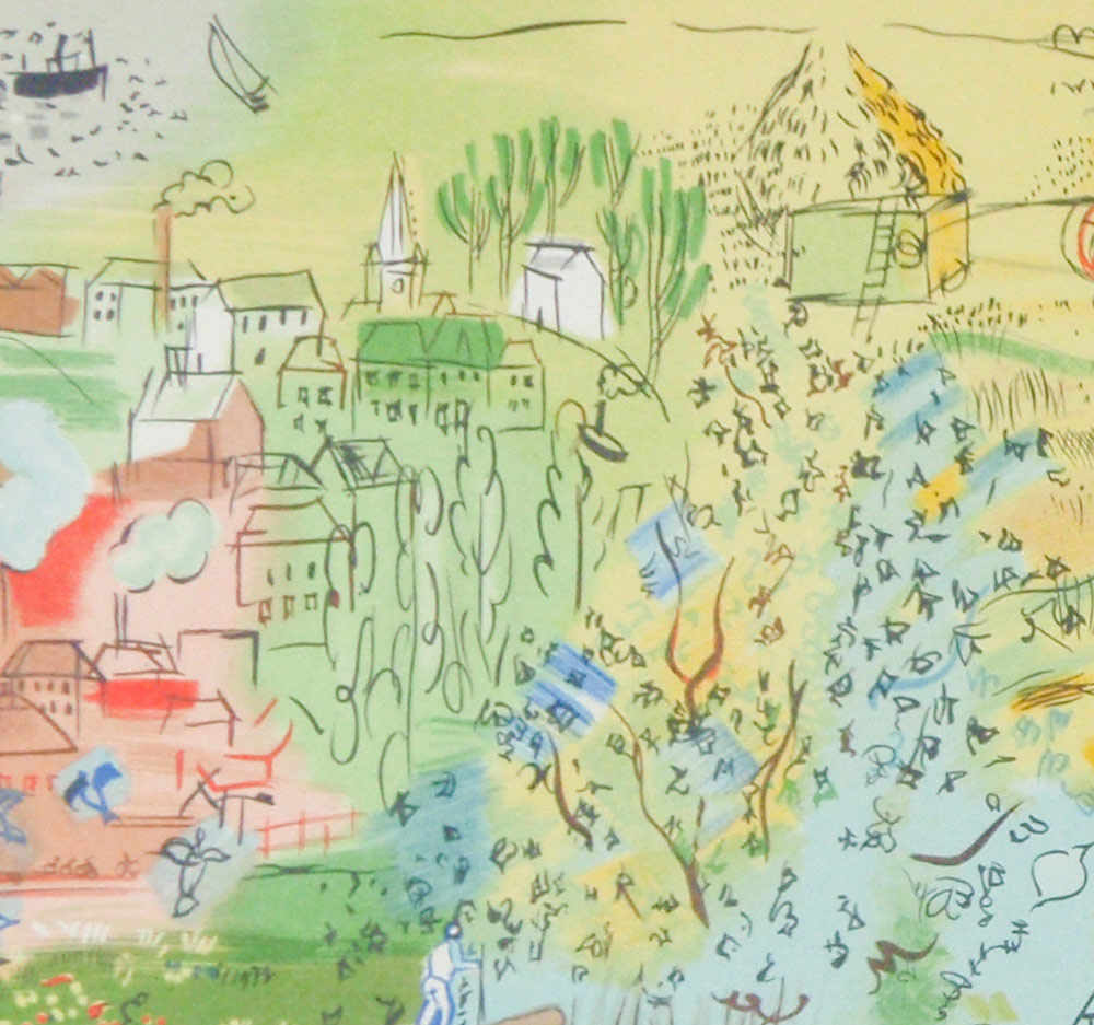 ラウル・デュフィ 「電気の精（見開き）」 | | アトリエ・ブランカ