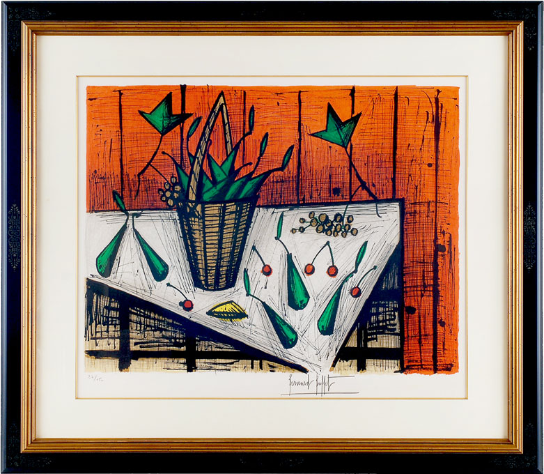 ベルナール・ビュッフェ 「果物籠のある静物」 | | アトリエ・ブランカ