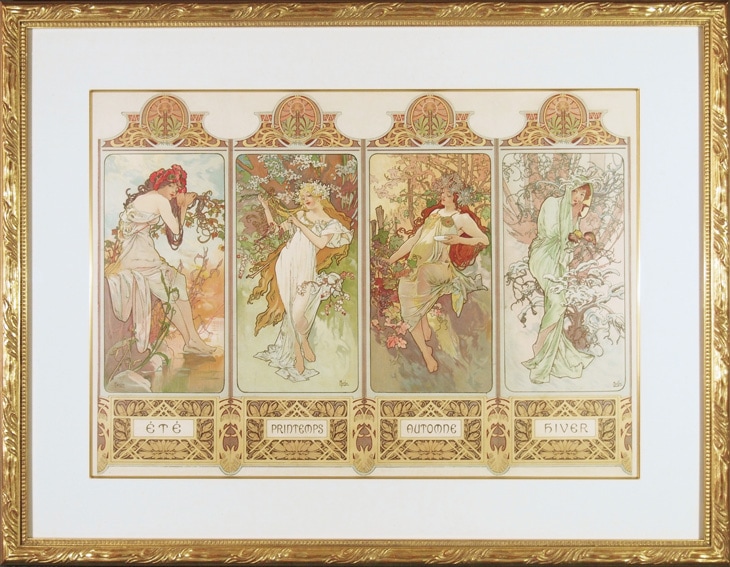 アルフォンス・ミュシャ 「四季」 | | アトリエ・ブランカ