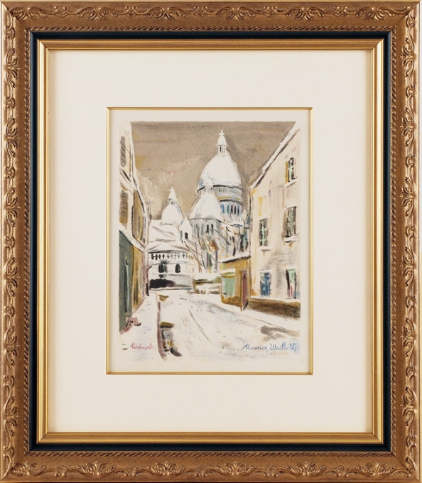 モーリス・ユトリロ 「雪のサクレ・クール寺院」 | | アトリエ・ブランカ