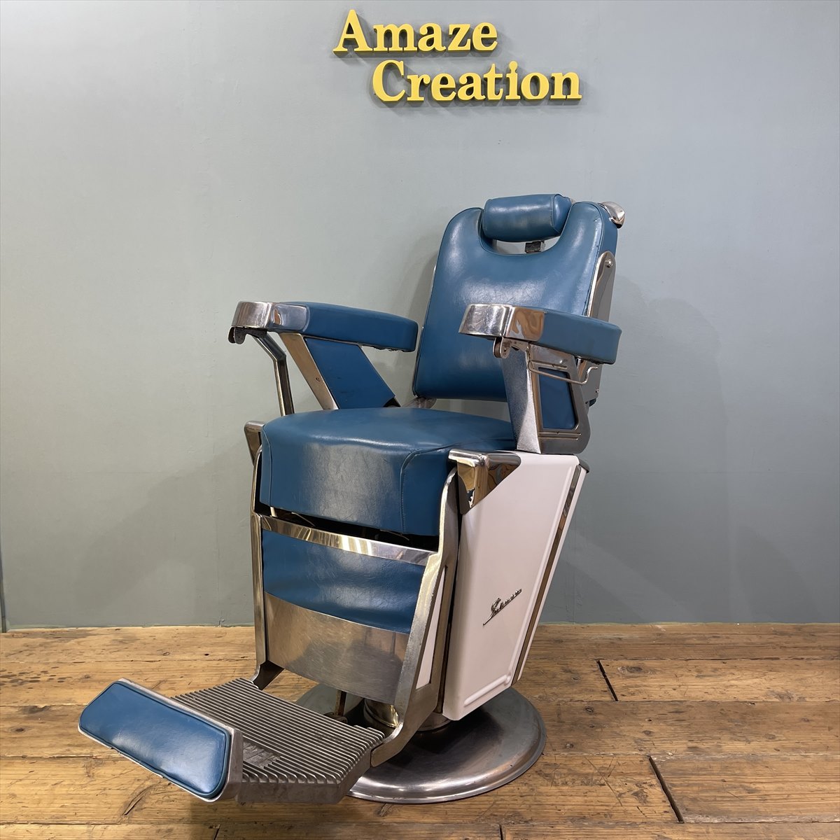 タカラベルモント 理容椅子 barber 昭和レトロ床屋 美容室 純喫茶 銭湯