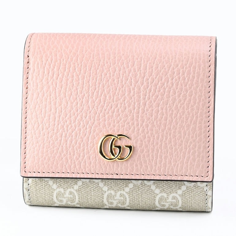 グッチ GUCCI 二つ折り財布 ミニ財布 レディース プチ マーモント