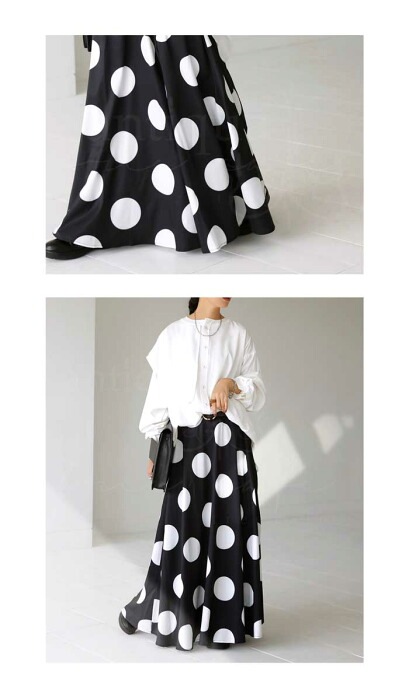 ビッグドットスカート スカート レディース ボトムス 送料無料・(100
