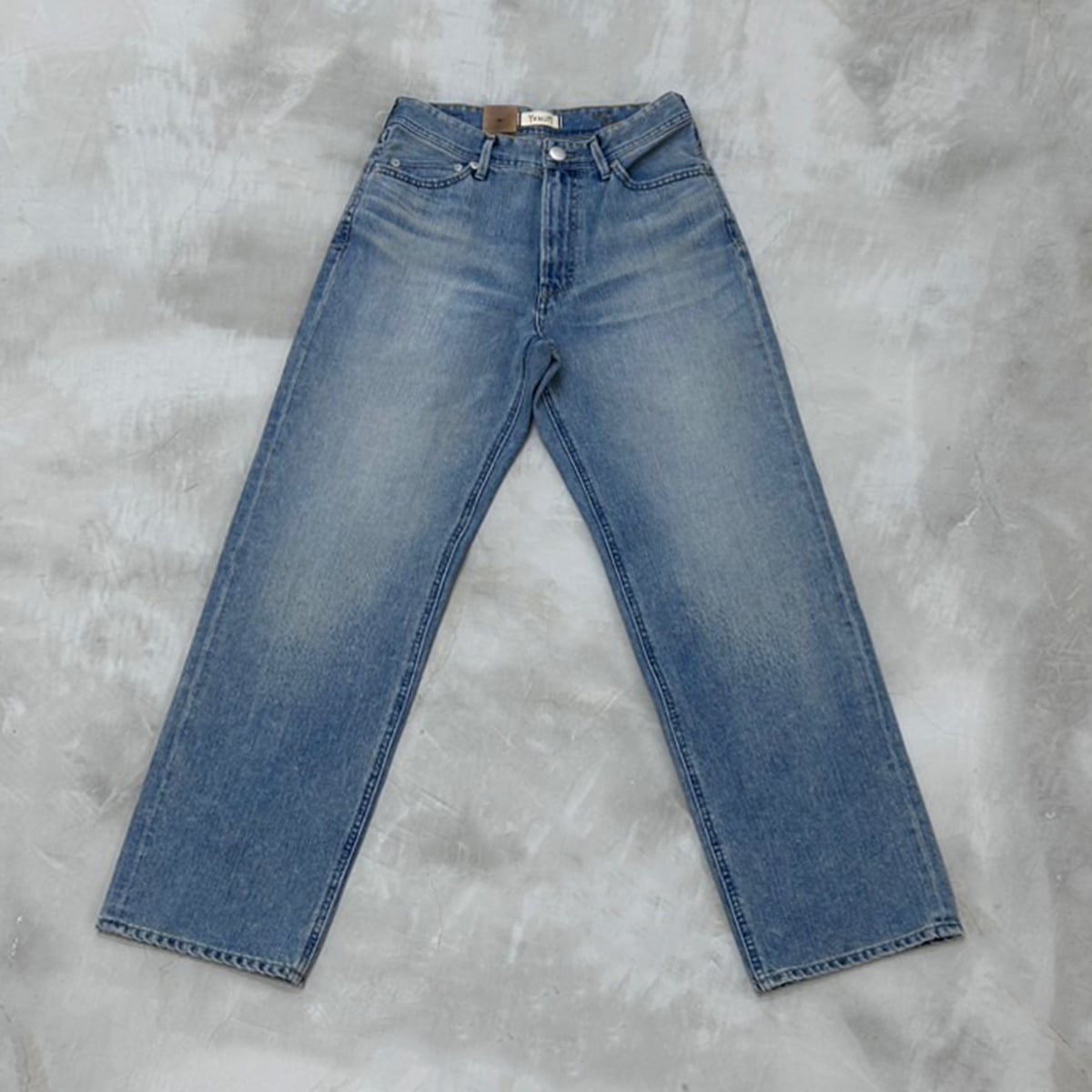 YANUK ヤヌーク】Low Rise Trick Denim ボーイズストレート LEA の通販