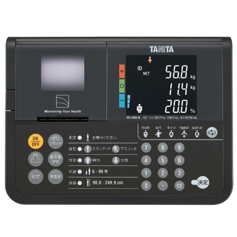 デュアル周波数体組成計 DC-430A-N（ポールタイプ）｜タニタ【業務用】