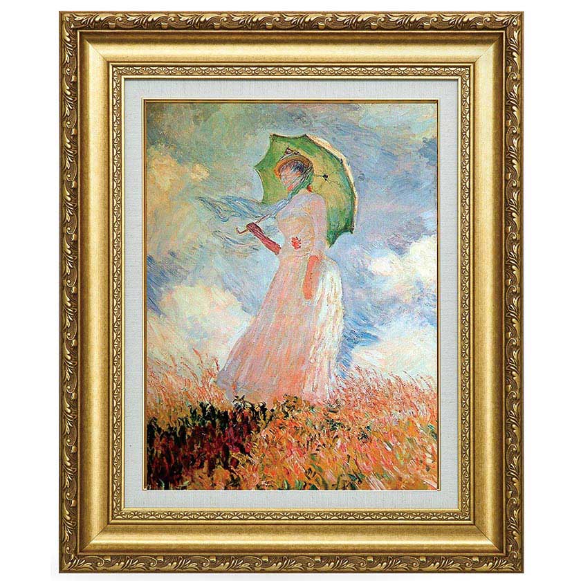 アルジャントゥイユの橋』 モネ 10号 立体複製名画 額装付 【ポイント