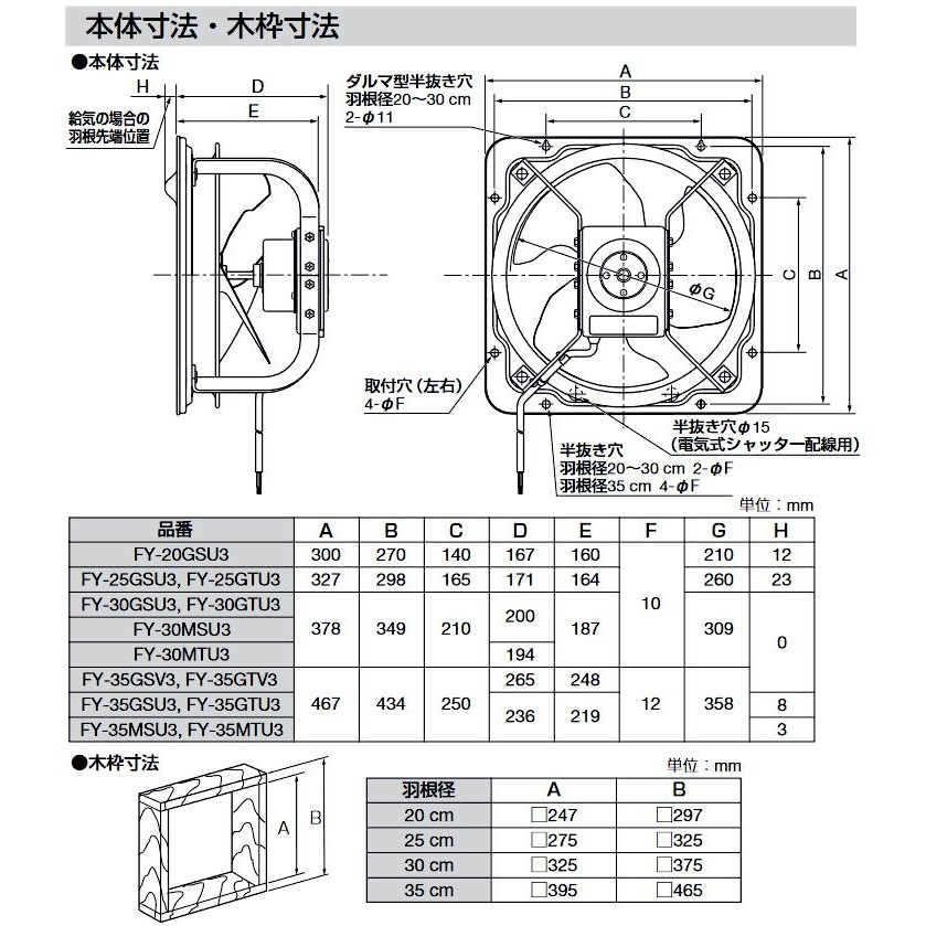 送料無料】パナソニック 有圧換気扇 低騒音形 FY-25GSU3 | 家電・照明