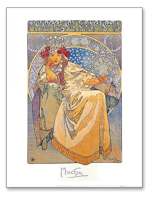 ヒヤシンス姫（アルフォンス ミュシャ） ポスター販売のアズポスター