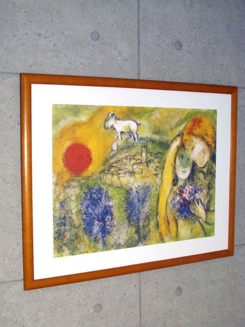 ヴァンスの恋人（マルク シャガール） ポスター販売のアズポスター