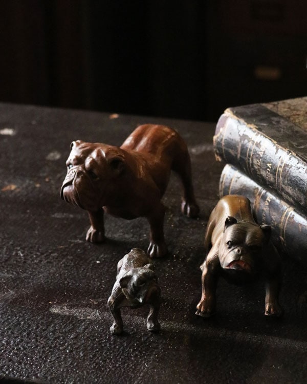 Chalk Ware Bulldog｜ブルドッグオーナメント チョークウェア