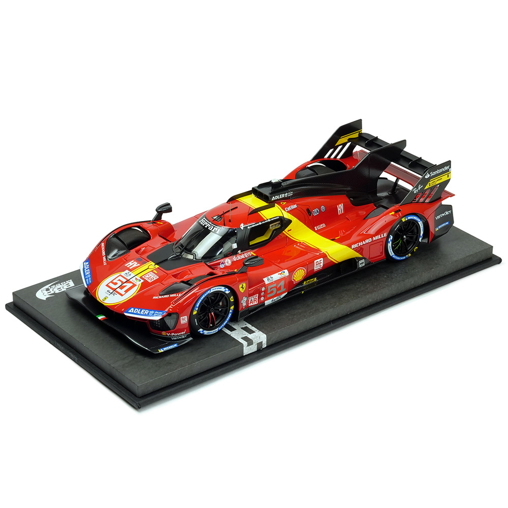 BBR MODELS 1/18スケール フェラーリ 499P ル・マン 2023 #51 Winner
