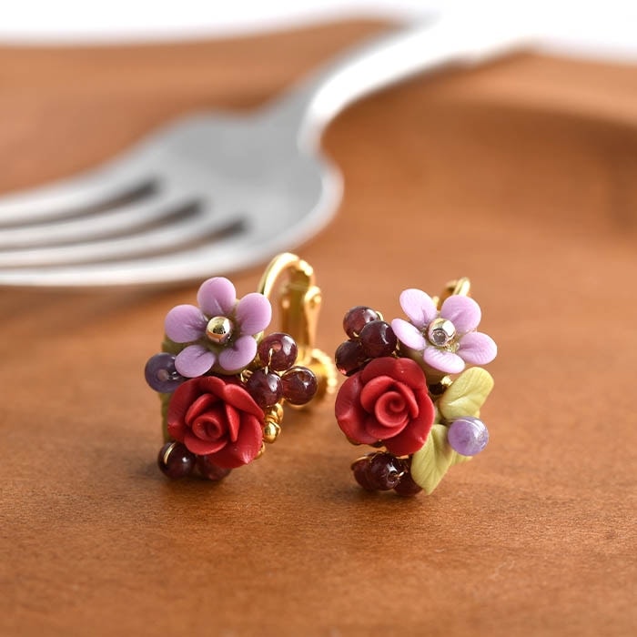 秋の実りのピアスorイヤリング 【作家：NARUMIDO】 | アイテムで探す