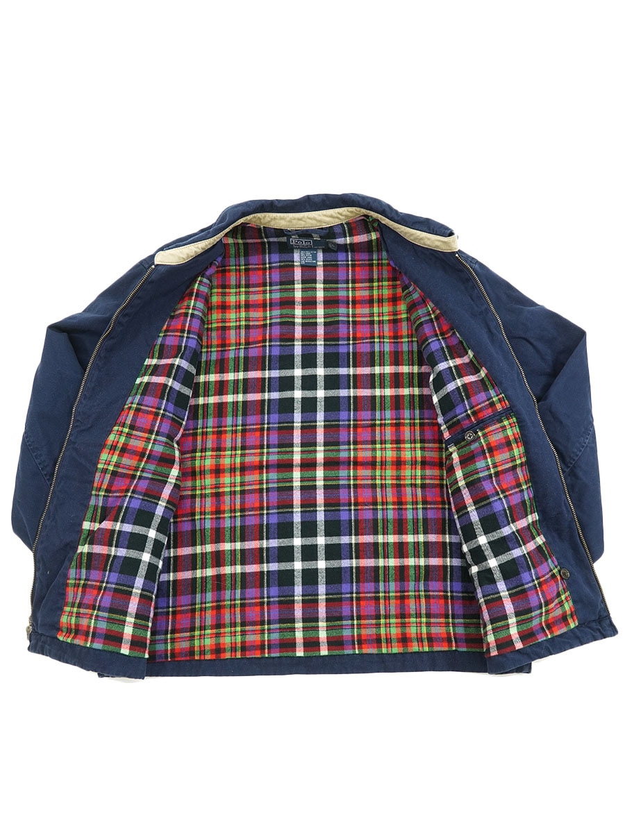 ラルフローレン スウィングトップ ネイビー 表記(L) 裏チェック | NEW