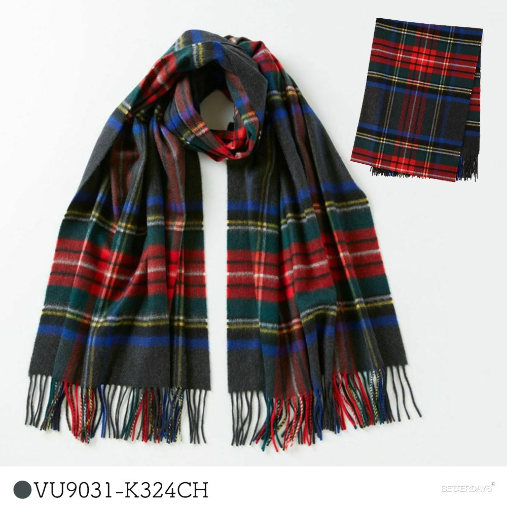 イニシャル刺繍可能 ストール 大判 厚手 ジョンストンズ カシミア