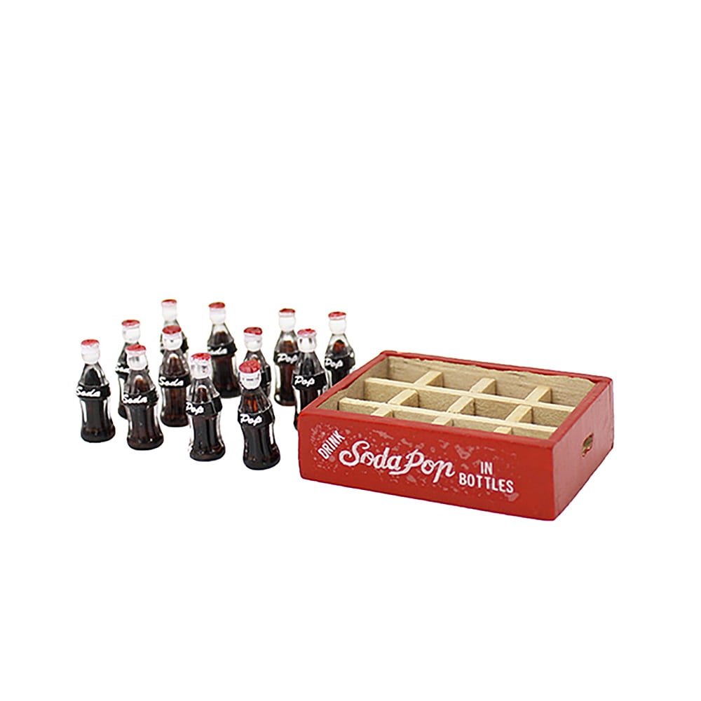 ケース入りコーラ | ミニチュアパーツ | ビリーの手作りドールハウス