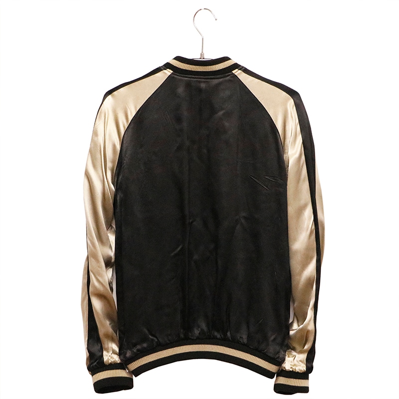 satori さとり 狼 刺繍 和柄 リバ－シブル スカジャン （ GSJR-006