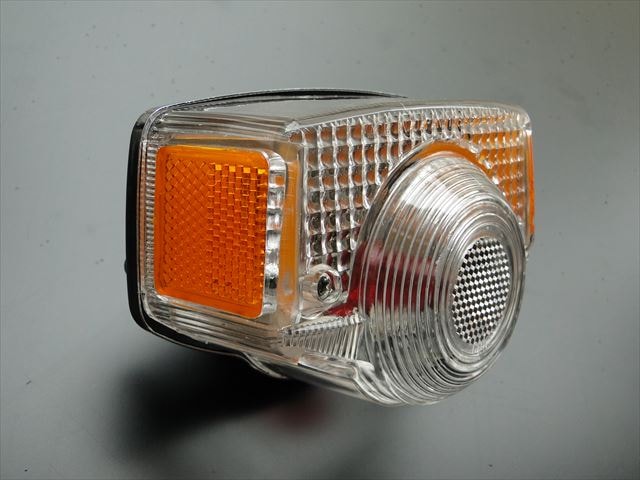 CB400F/CB350F FRPリヤフェンダー用CGC小型テールランプ(クリヤー/橙
