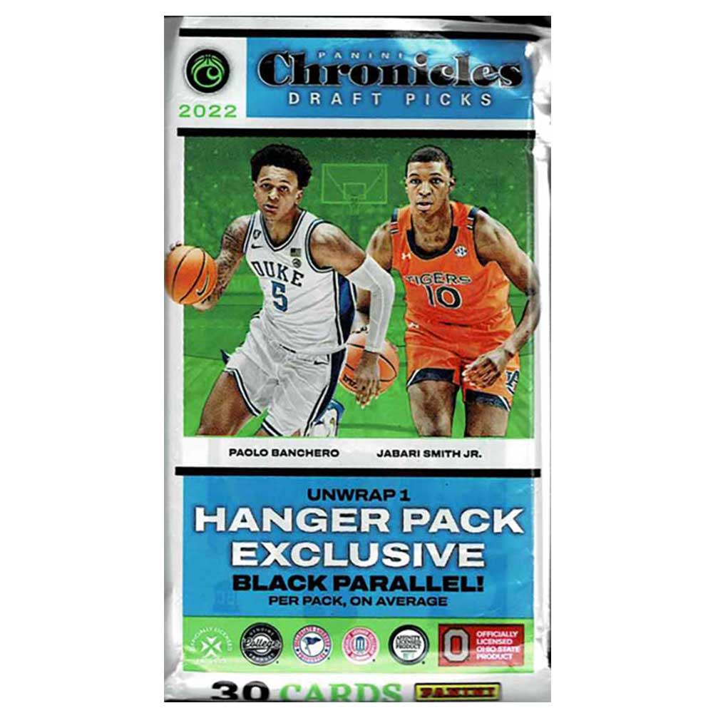 2022-23 Panini Chronicles Draft Picks Collegiate Basketball Hanger
