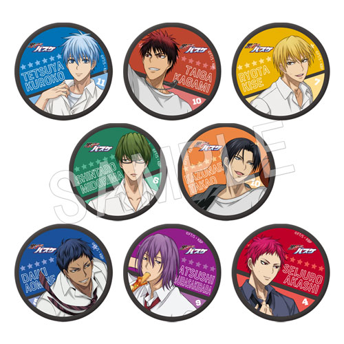 黒子のバスケ ふぉーちゅん☆缶バッジ After School Game! Ver.(pcs