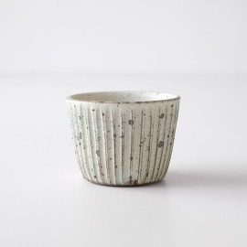 粉引しのぎ/汲み出し/大 | 唐津焼 雅樂窯 ( うたがま ) | 糸島くらし