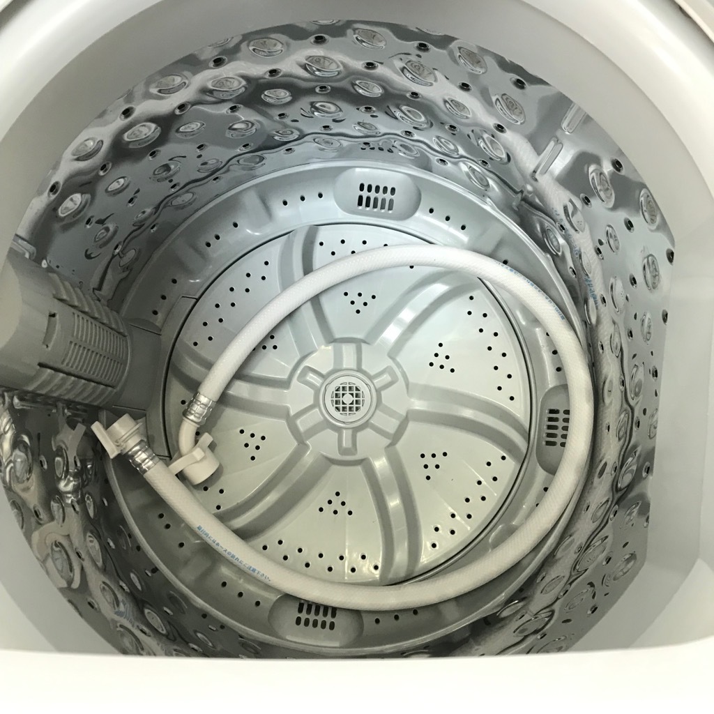 中古 アイリスオーヤマ 5.0kg 全自動洗濯機 IAW-T502EN 槽洗浄コース