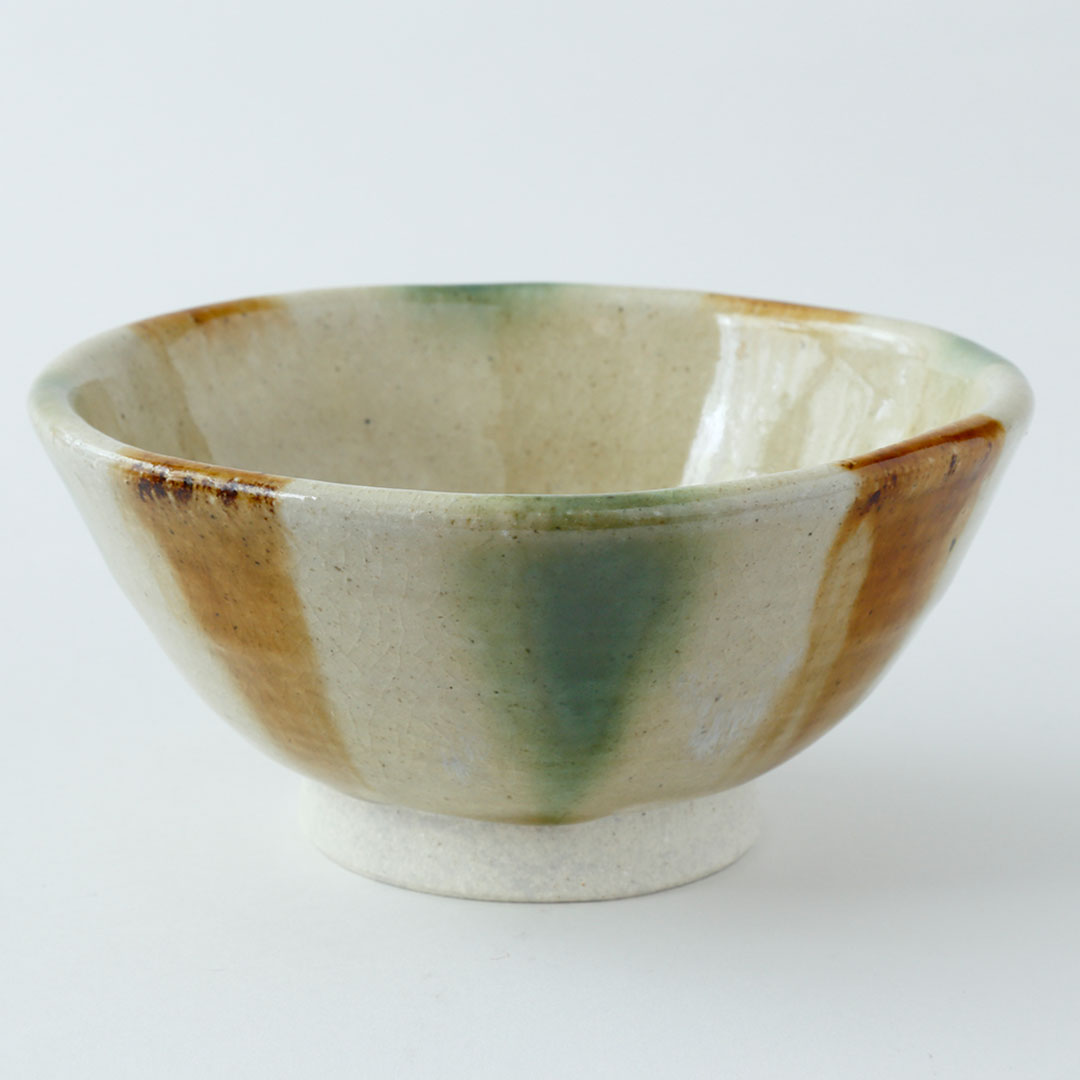 瀬戸本業窯 水野半次郎（六代） 三彩鉢 民藝 民芸