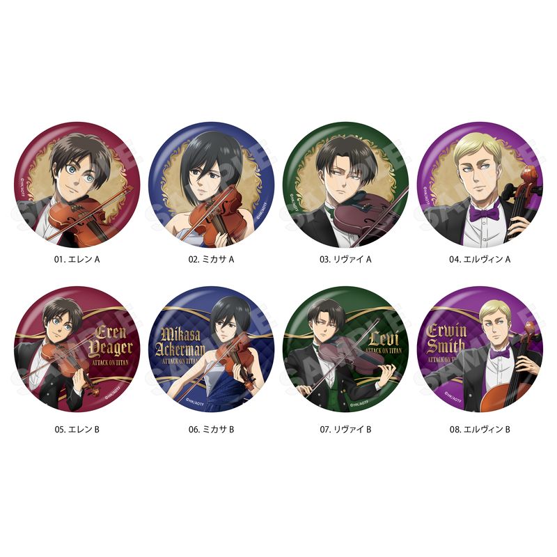 進撃の巨人』アクリルボード 03 エレン・ミカサ・アルミン・リヴァイ
