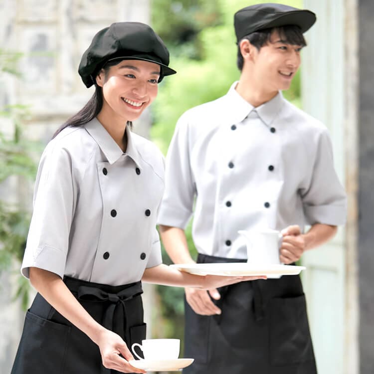飲食ユニフォームの通販－おしゃれコックコート・洋菓子店制服・パン屋
